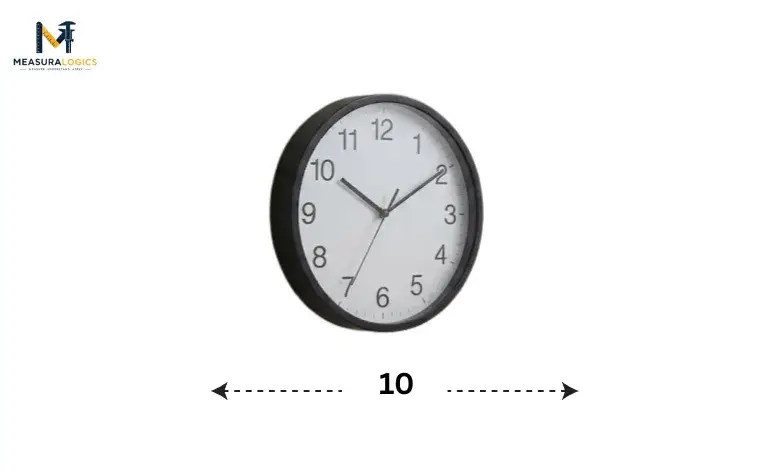 Compact Wall Clocks With a 10-Inch Face