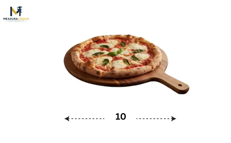 Small Pizzas With a 10-Inch Diameter