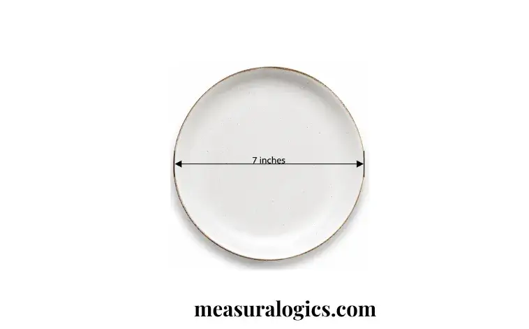 A Dessert Plate's Diameter