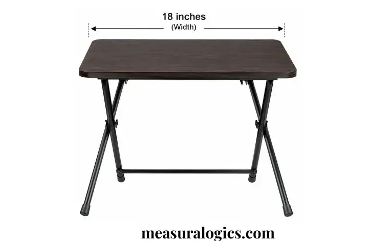 A Small Folding Table Width