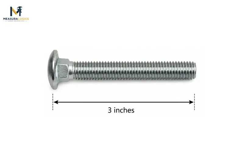 A Standard 3-Inch Furniture Bolt