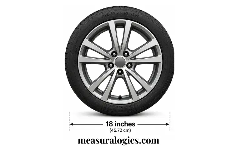 A Standard Car Wheel Diameter