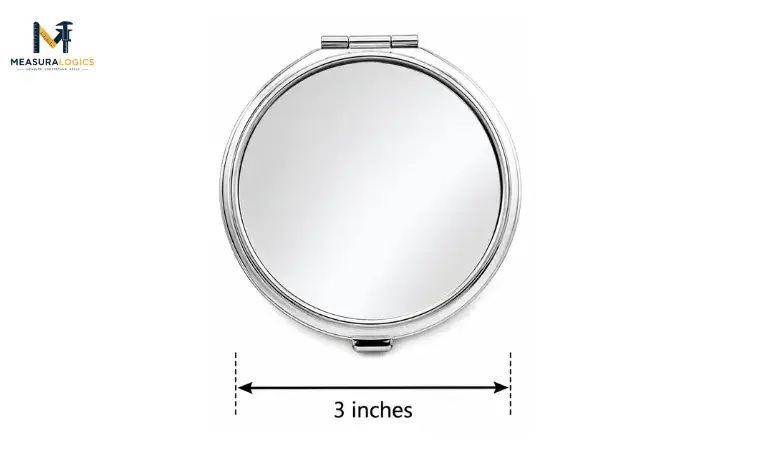 A Standard Compact Pocket Mirror