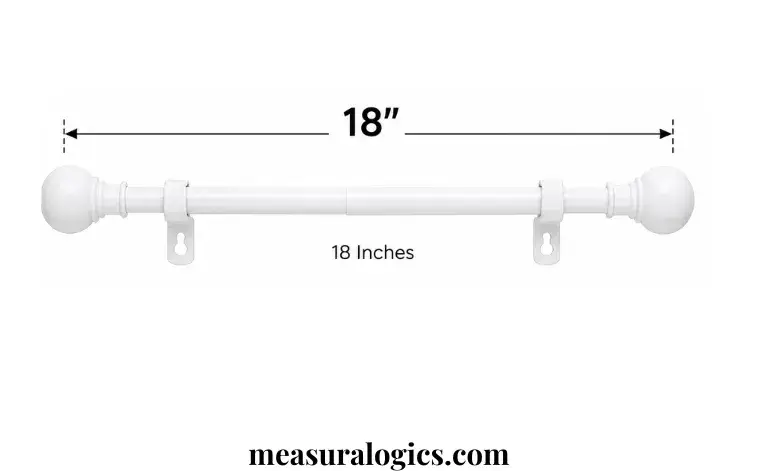 An 18-Inch Curtain Rod