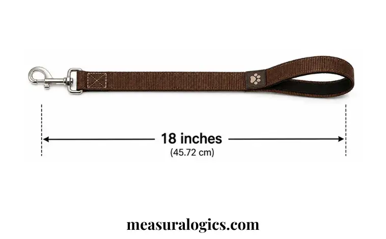 An 18-Inch Dog Leash