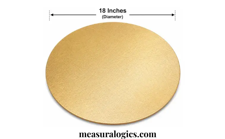 An 18-Inch Round Cake Board