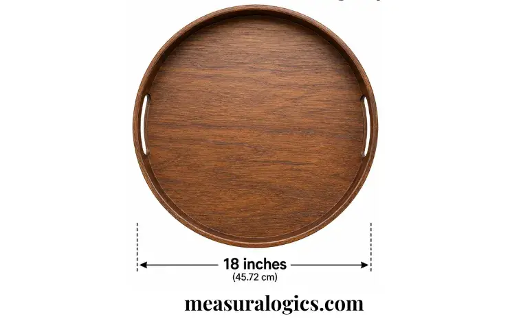An 18-Inch Round Serving Tray
