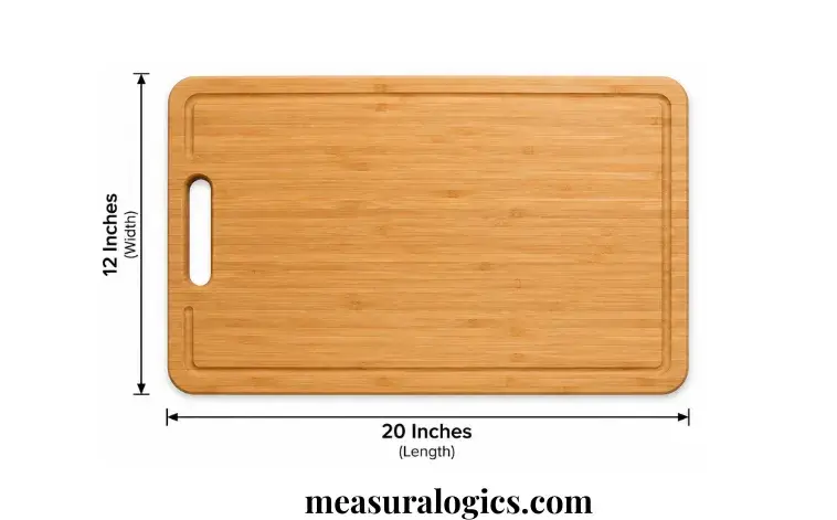 Dimensions of a Common Kitchen Cutting Board