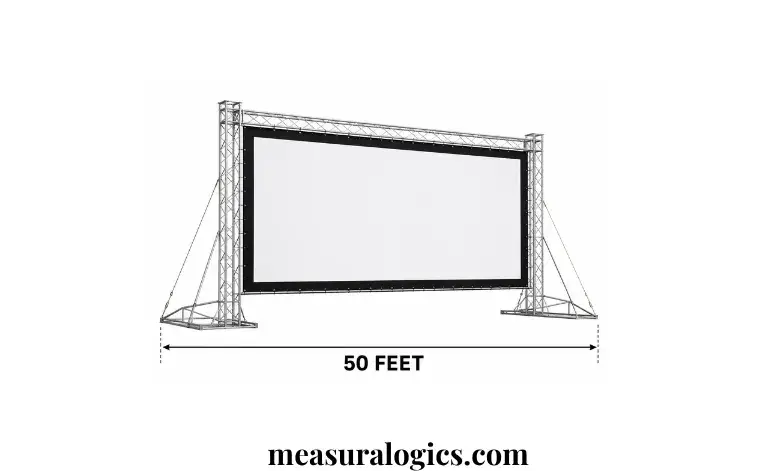 Outdoor Movie Screen Structure