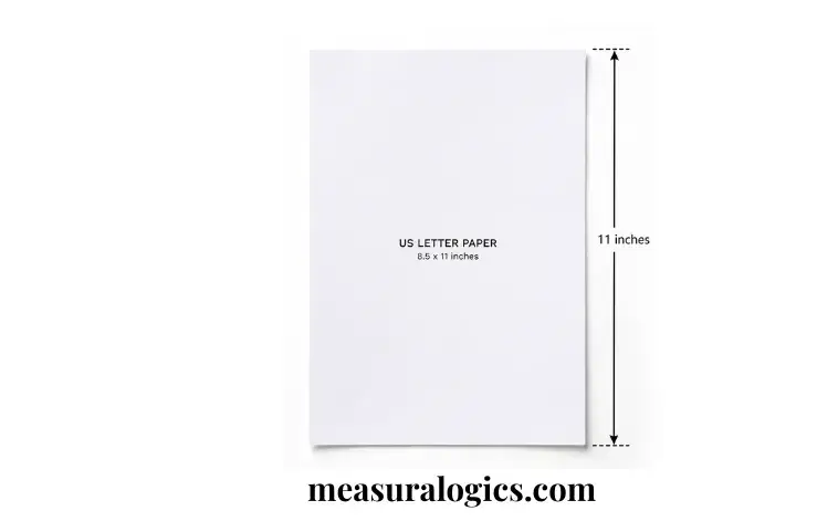 Standard US Letter Paper (Long Side)