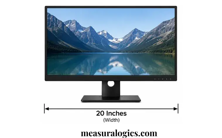 Width of a Typical Desktop Monitor