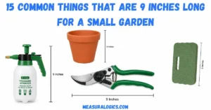Common Things That Are 9 Inches Long for a Small Garden