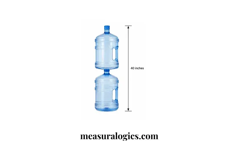 Two 5-Gallon Water Jugs Stacked Together