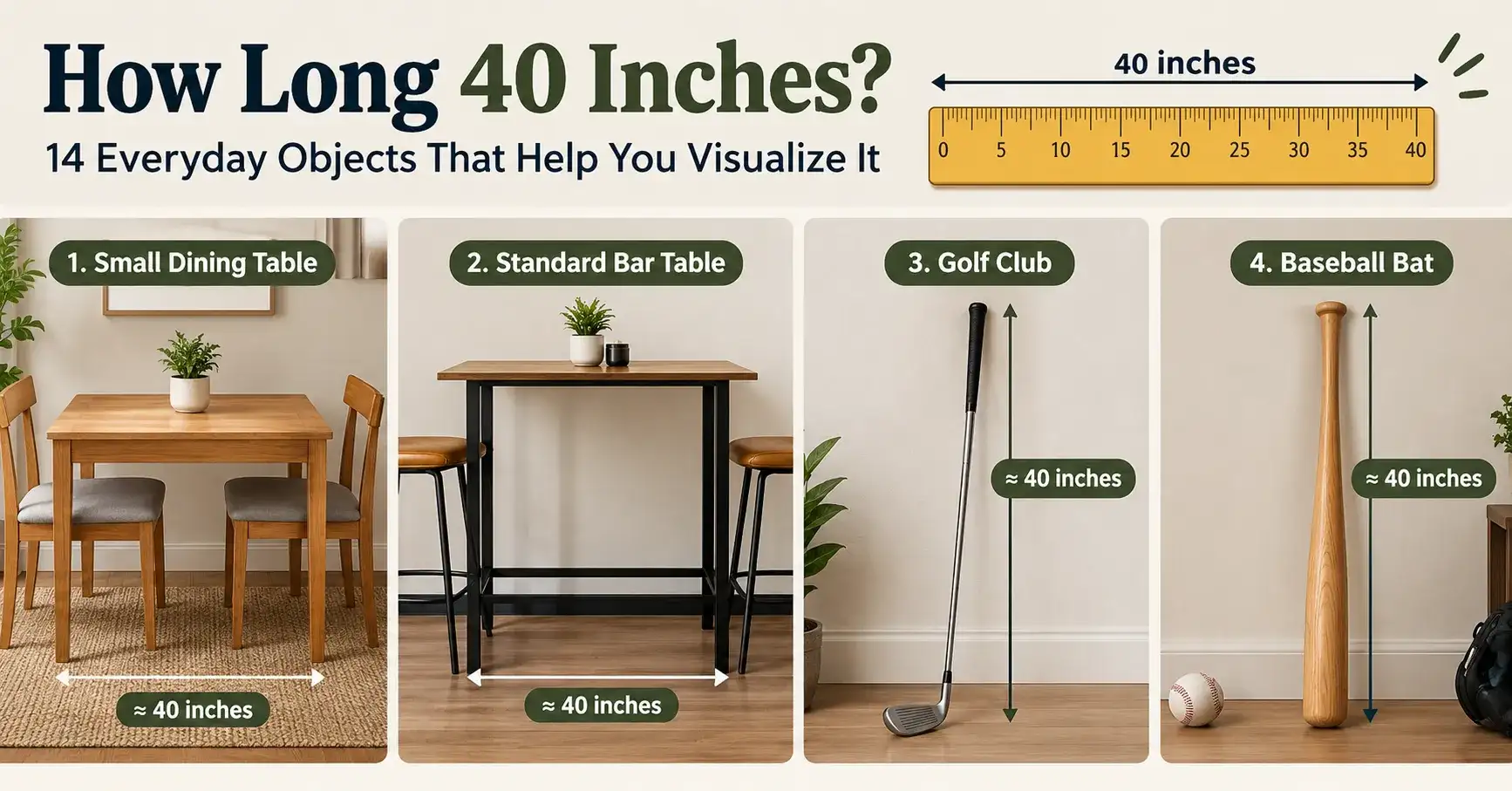How Long 40 Inches